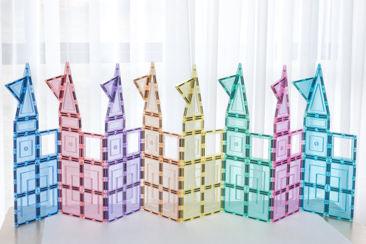 Magnetic Tiles - Pastel Builders Pack (112 Piece)