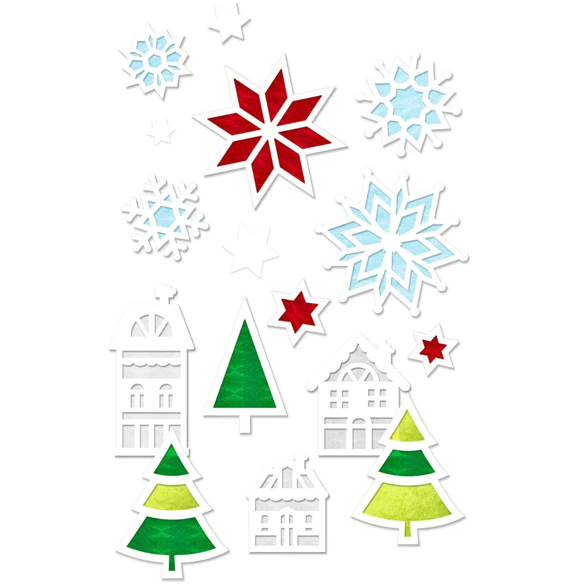 URSUS Window Art Kit - Set of 15 - Christmas Winter
