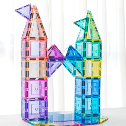 Magnetic Tiles - Pastel Builders Pack (112 Piece)