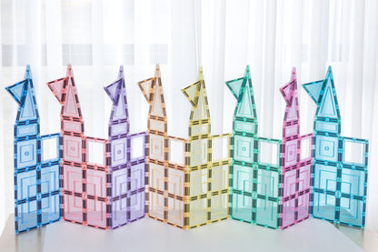 Magnetic Tiles - Pastel Builders Pack (112 Piece)