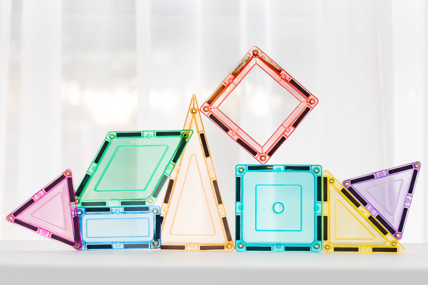 Magnetic Tiles - Pastel Builders Pack (112 Piece)