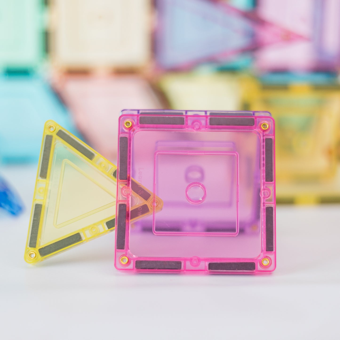 Magnetic Tiles - Pastel Builders Pack (112 Piece)