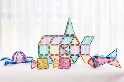 Magnetic Tiles - Pastel Builders Pack (112 Piece)