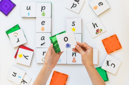 Magnetic Tile Topper - Lower Case Alphabet (40 piece)