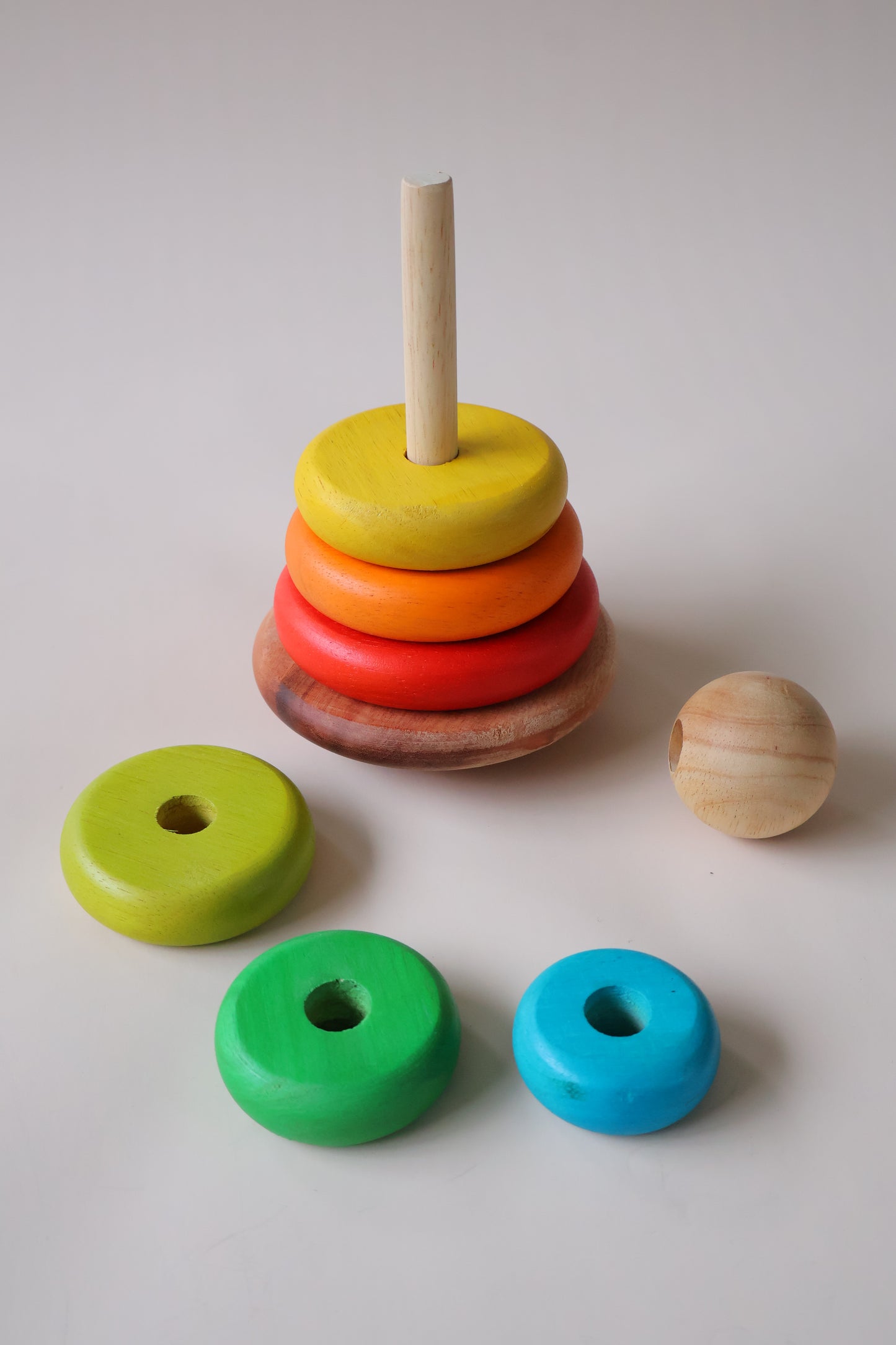 Bouncing Stacking Rings