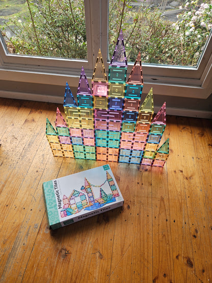 Magnetic Tiles - Pastel Builders Pack (112 Piece)