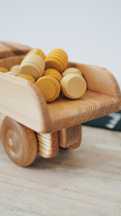 Wooden Tip Truck