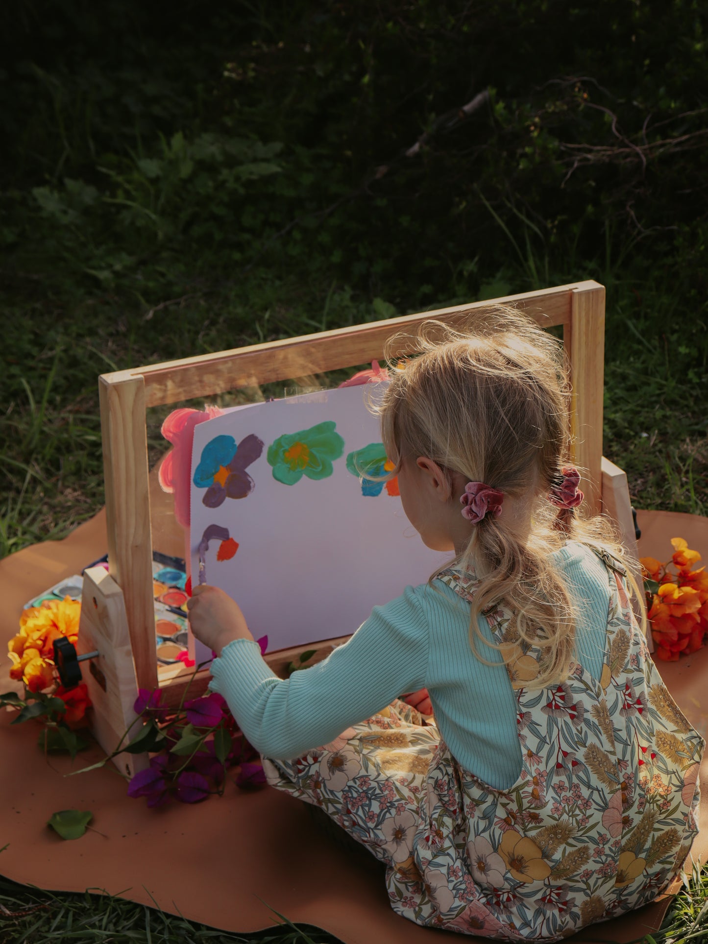 4 in 1 table Kids Easel