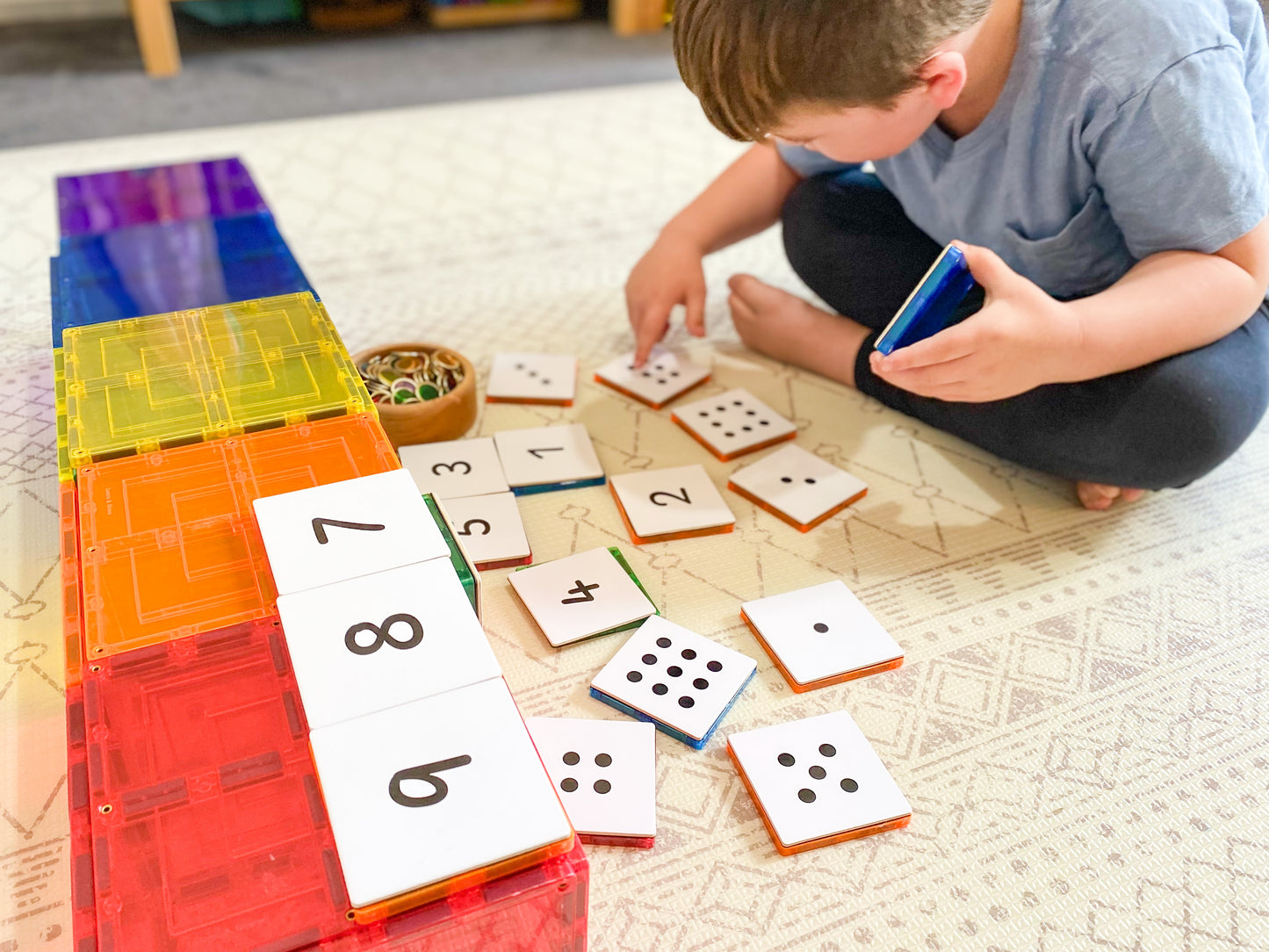 Magnetic Tile Topper - Numeracy Pack (40 piece)