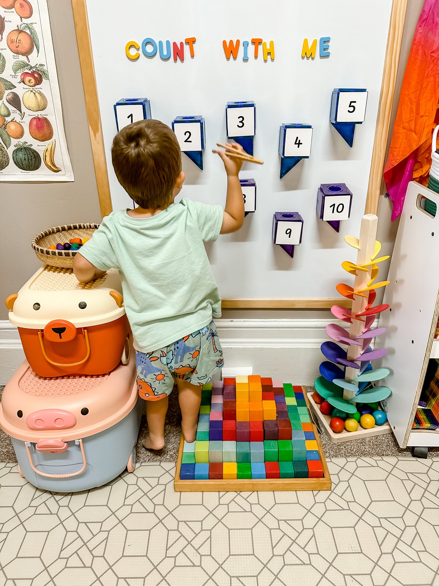 Magnetic Tile Topper - Numeracy Pack (40 piece)