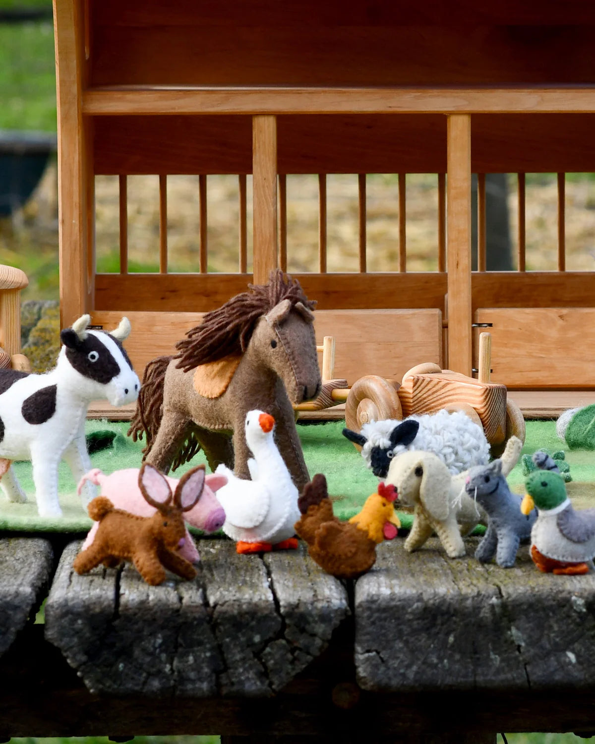 Felt Farm Animals Set of 10