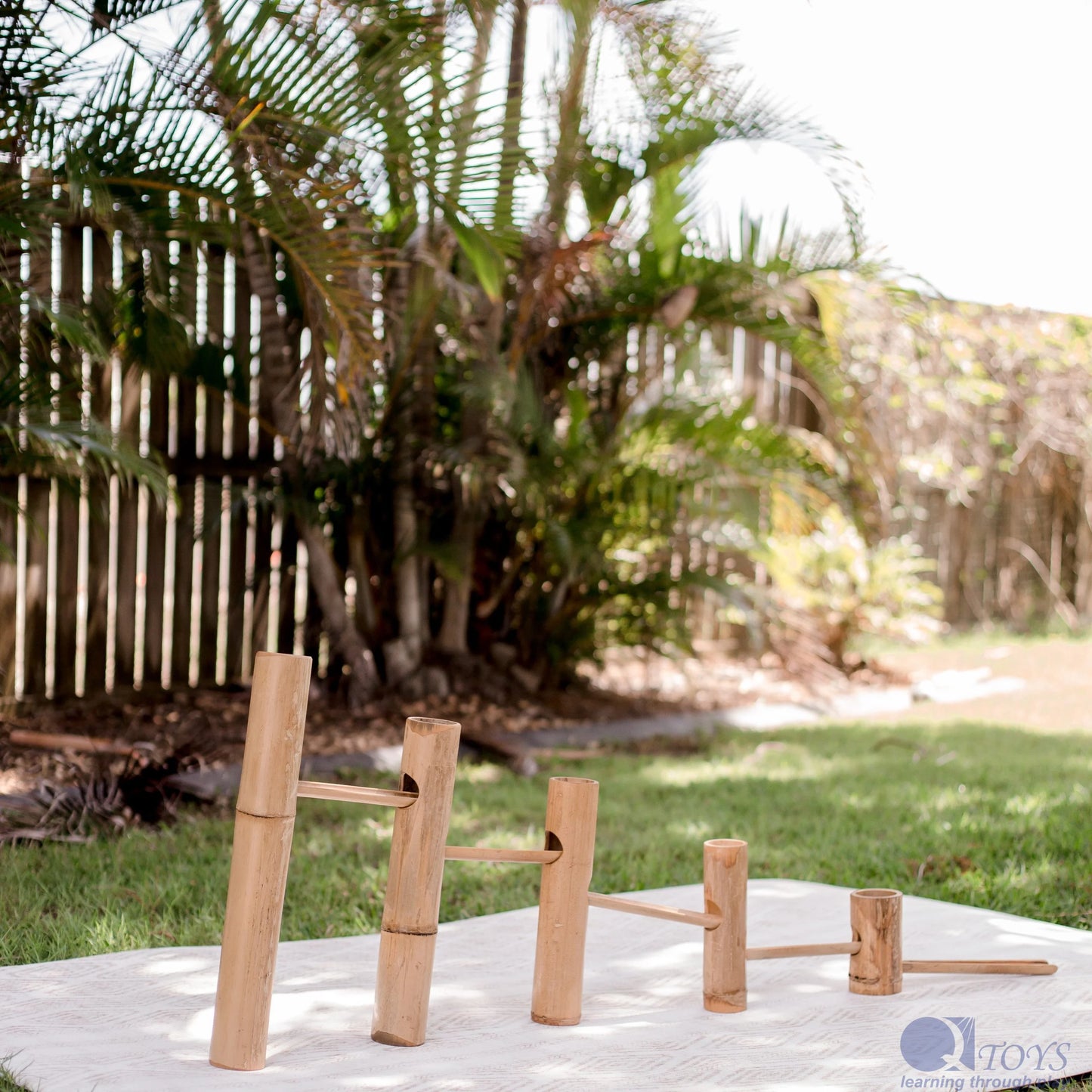 Bamboo Water and Ball Track