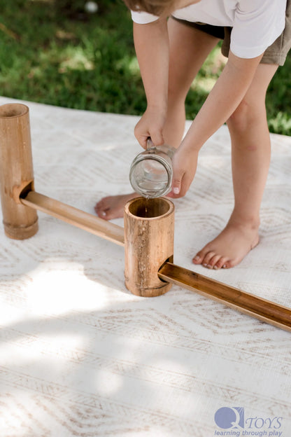 Bamboo Water and Ball Track