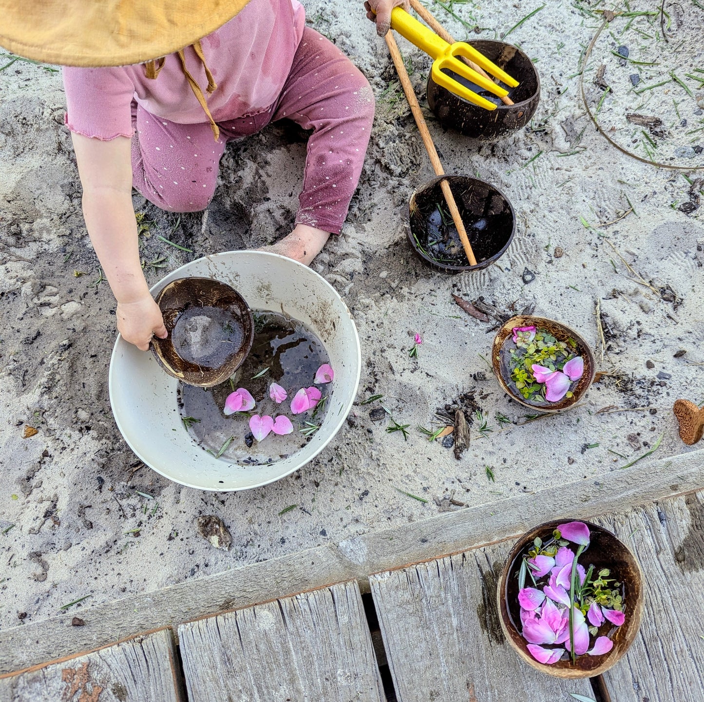 Sensory Coconut Bowl Set