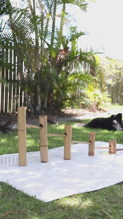 Bamboo Water and Ball Track