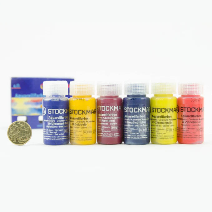 STOCKMAR Aquarelle Watercolours 6x20 ml Basic Assortment