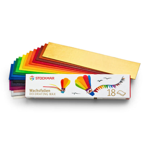 STOCKMAR Decorating Wax Sheets Assorted Colours