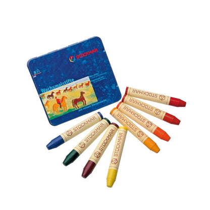 STOCKMAR Wax Stick Crayons - Set of 8