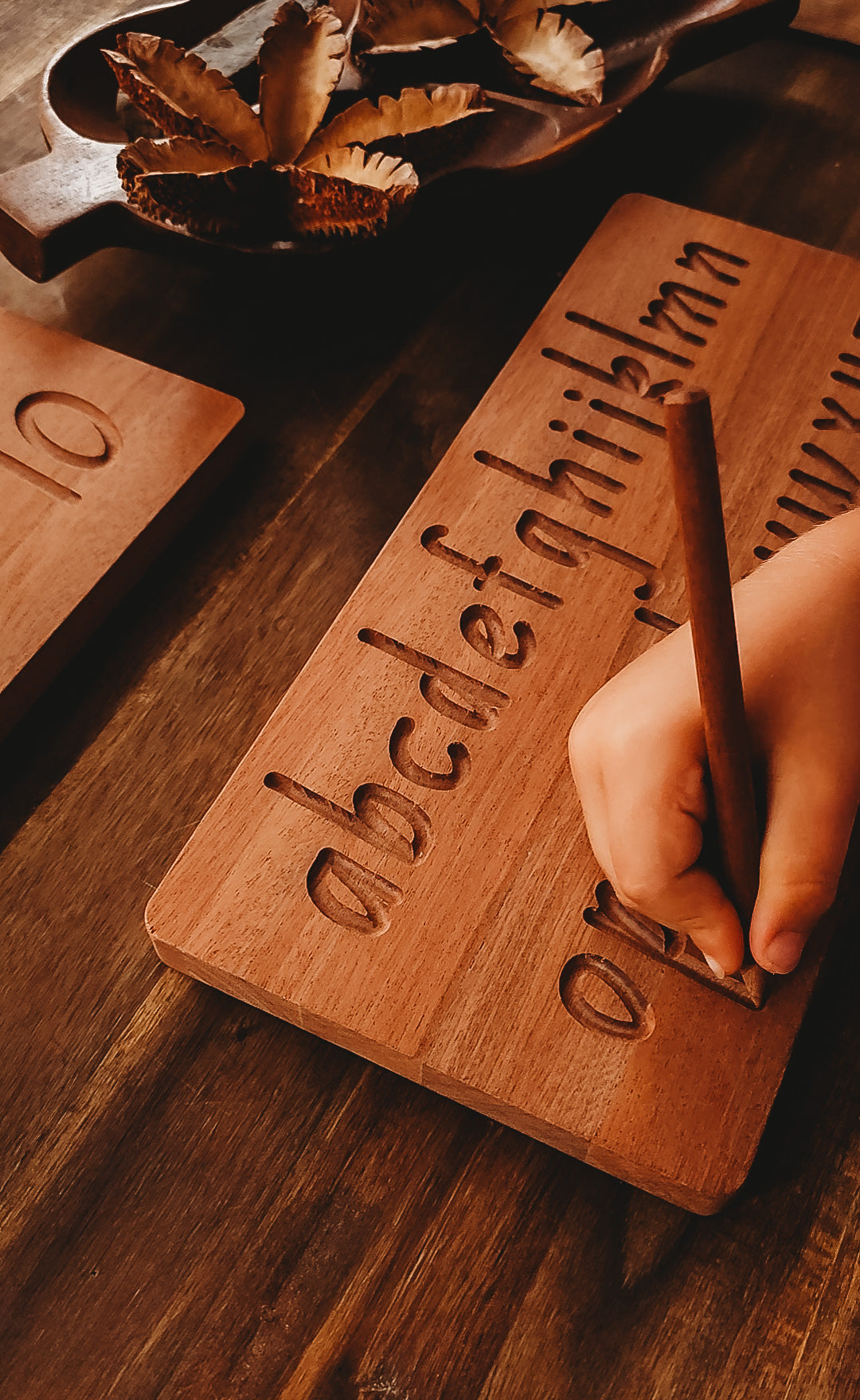 Reversible Alphabet and Number Tracing Board